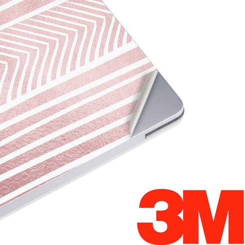 Pink and White Stripes Surface Laptop 2 Skin
